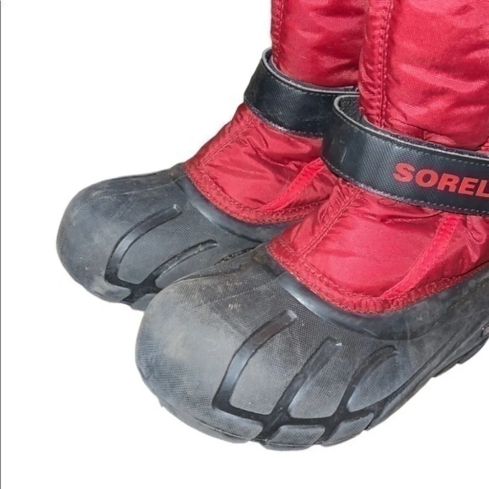 Sorel Flurry Red & Black Winter Snow Boots‎
